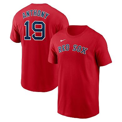 Men's Nike Roman Anthony Red Boston Red Sox Fuse Name & Number T-Shirt