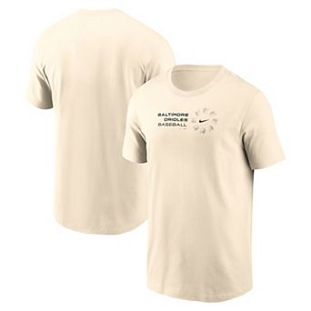 Men's Nike Natural Baltimore Orioles Pinwheel Lockup T-Shirt