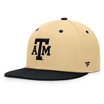 Men's Fanatics Gold/Black Texas A&M Aggies Balance Fitted Hat