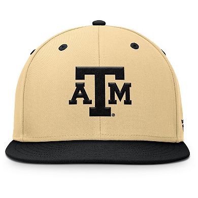 Men's Fanatics Khaki/Black Texas A&M Aggies Balance Fitted Hat