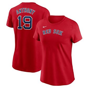 Women's Nike Roman Anthony Red Boston Red Sox Fuse Name & Number T-Shirt