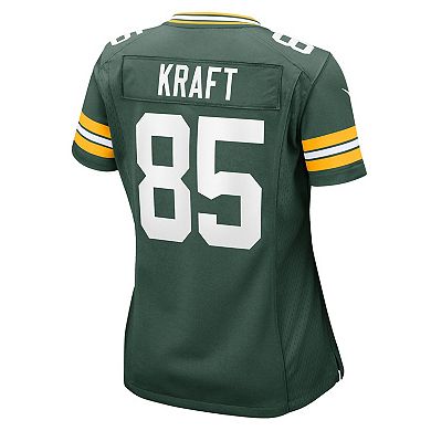 Women's Nike Tucker Kraft Green Green Bay Packers Game Jersey