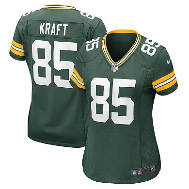 Women's Nike Tucker Kraft Green Green Bay Packers Game Jersey