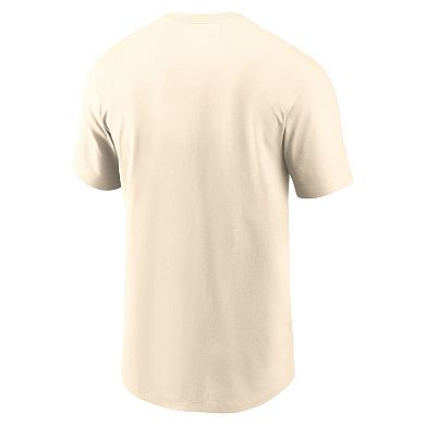 Men's Nike Natural Philadelphia Phillies Pinwheel Lockup T-Shirt
