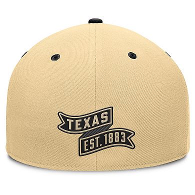 Men's Fanatics Khaki/Black Texas Longhorns Balance Fitted Hat