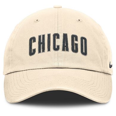 Men's Nike Natural Chicago Cubs Camo Pack Club Adjustable Hat