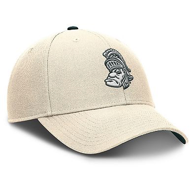 Men's Nike Natural Michigan State Spartans Rise Legacy Adjustable Hat
