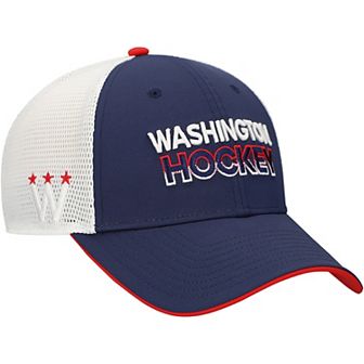 Men's Fanatics Navy Washington Capitals Adjustable Meshback Hat