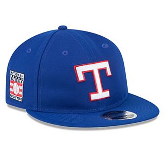 Men's New Era Royal Texas Rangers Baseball Hall of Fame Retro Crown 9FIFTY Adjustable Hat