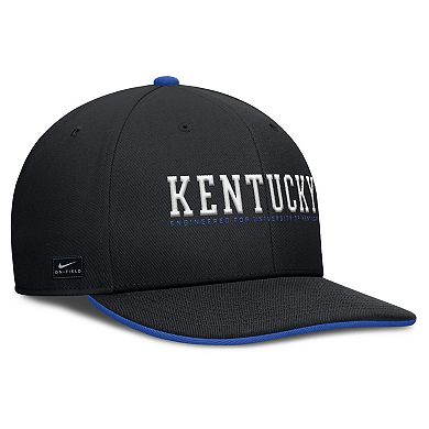 Men's Nike Black Kentucky Wildcats 2025 On-Field Pro Performance Adjustable Hat