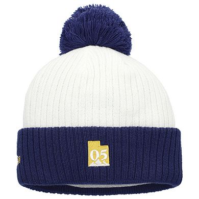 Men's New Era White Real Salt Lake 2025 Jersey Hook Cuff Knit Hat with Pom