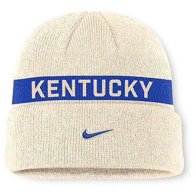 Men's Nike Natural Kentucky Wildcats Peak Primetime Utility Cuffed Knit Hat
