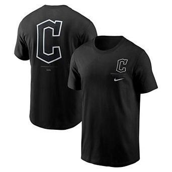 Men's Nike Black Cleveland Guardians Lights Out Bar Loading T-Shirt