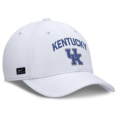 Men's Nike White Kentucky Wildcats 2025 On-Field Rise Performance Flex Hat