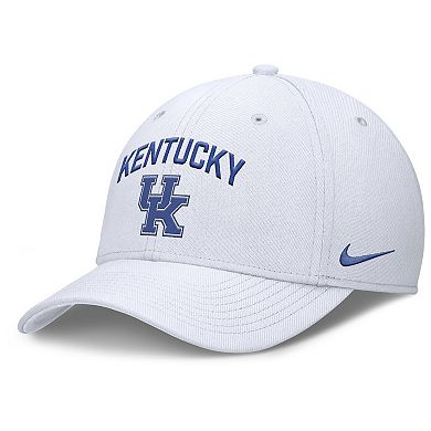 Men's Nike White Kentucky Wildcats 2025 On-Field Rise Performance Flex Hat