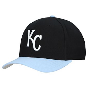 Unisex Mitchell & Ness Black Kansas City Royals Basic Coop Pro Adjustable Hat