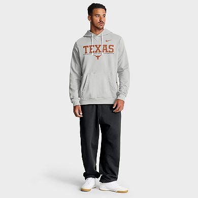Men's Nike Gray Texas Longhorns 2025 Sideline Standard Issue Dri-FIT Hoodie