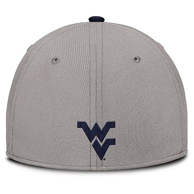 Men's Nike Gray West Virginia Mountaineers Rise Prep Performance Flex Hat
