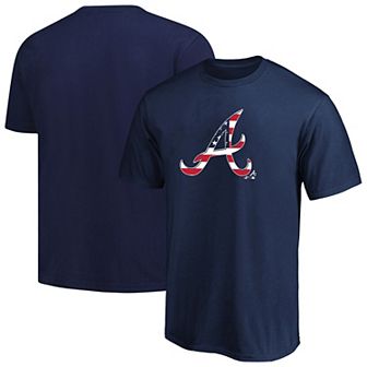 Men's Profile Navy Atlanta Braves Big & Tall American T-Shirt