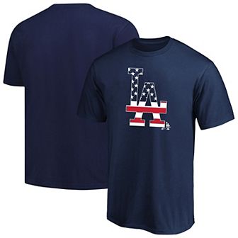 Men's Profile Navy Los Angeles Dodgers Big & Tall American T-Shirt