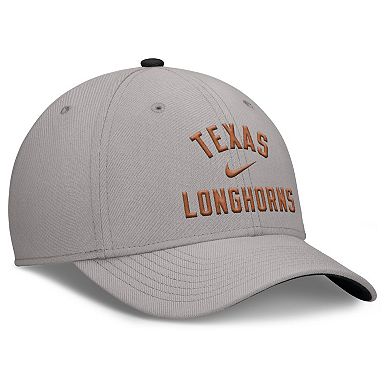 Men's Nike Gray Texas Longhorns Rise Prep Performance Flex Hat