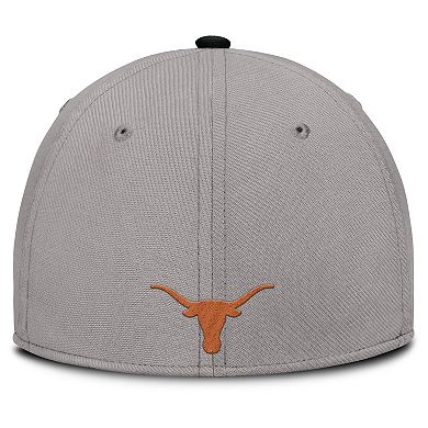 Men's Nike Gray Texas Longhorns Rise Prep Performance Flex Hat