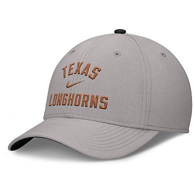 Men's Nike Gray Texas Longhorns Rise Prep Performance Flex Hat