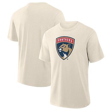 Men's Fanatics Cream Florida Panthers Stadium Slub T-Shirt