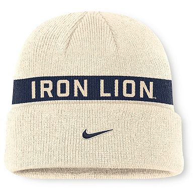 Men's Nike Natural Penn State Nittany Lions Peak Primetime Utility Cuffed Knit Hat