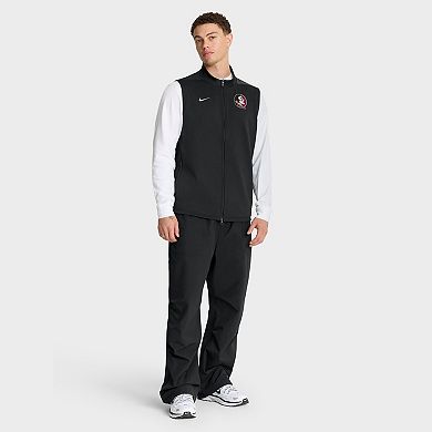 Men's Nike Black Florida State Seminoles Primetime��Victory Performance Full-Zip Vest