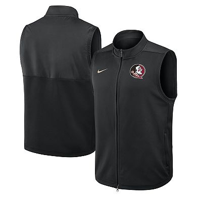 Men's Nike Black Florida State Seminoles Primetime��Victory Performance Full-Zip Vest