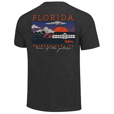 Men's Heather Charcoal Florida Gators Big & Tall Campus Scene Core T-Shirt