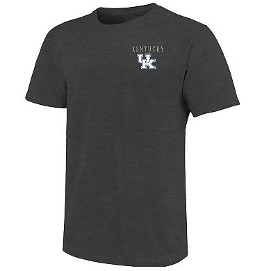 Men's Heather Charcoal Kentucky Wildcats Big & Tall Campus Scene Core T-Shirt