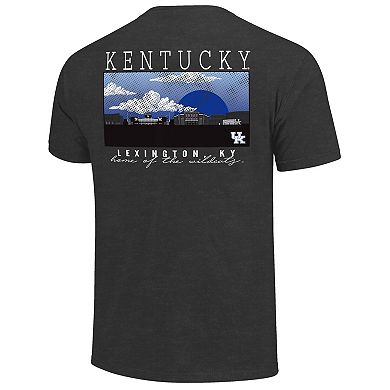 Men's Heather Charcoal Kentucky Wildcats Big & Tall Campus Scene Core T-Shirt