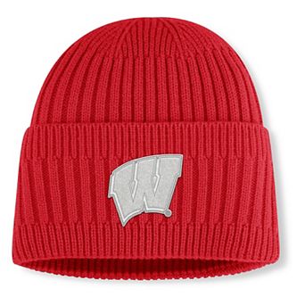 Men's Fanatics Red Wisconsin Badgers Revery Cuffed Knit Hat