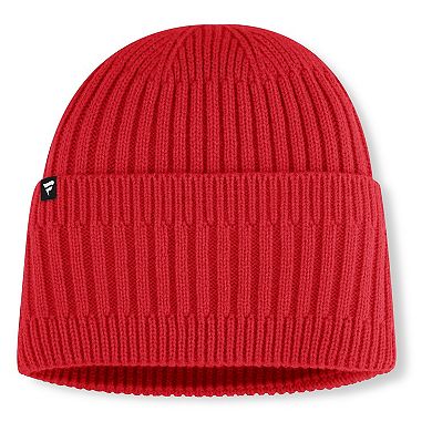 Men's Fanatics Red Wisconsin Badgers Revery Cuffed Knit Hat