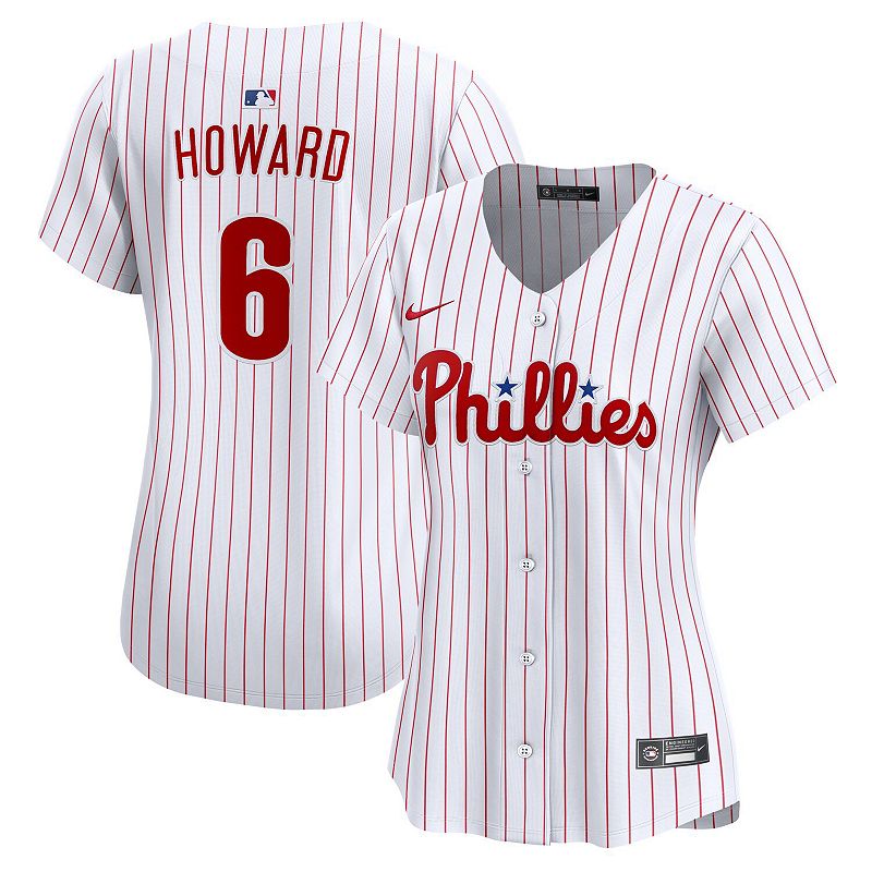 Women's Nike Ryan Howard White Philadelphia Phillies Limited Jersey,