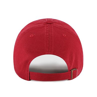 Men's '47 Red Louisville Cardinals Clean Up Adjustable Hat