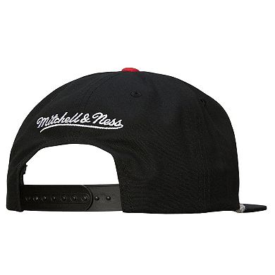 Men's Mitchell & Ness Black Detroit Red Wings Ascend Deadstock Snapback Hat