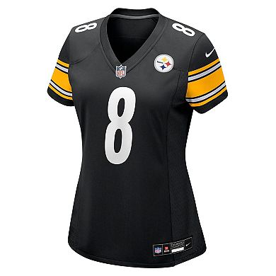 Women's Nike Aaron Rodgers Black Pittsburgh Steelers Game Jersey