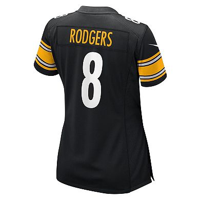 Women's Nike Aaron Rodgers Black Pittsburgh Steelers Game Jersey