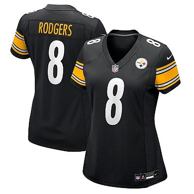 Women's Nike Aaron Rodgers Black Pittsburgh Steelers Game Jersey