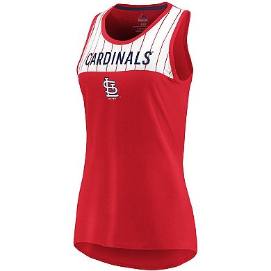 Women's Majestic Red St. Louis Cardinals Break From Tradition Tank Top