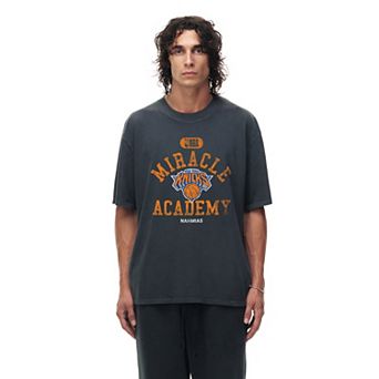 Unisex Heather Black New York Knicks Miracle Academy x NBA Collection Vintage Boxy T-shirt