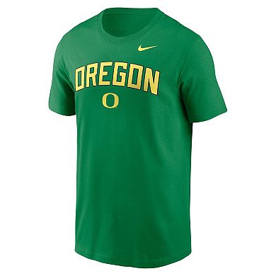 Men's Nike Green Oregon Ducks Primetime Arch Stack T-Shirt