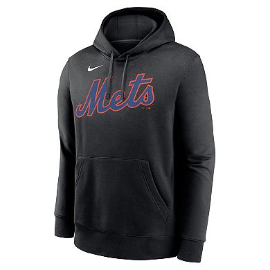 Men's Nike Juan Soto Black New York Mets Player Name & Number Club Fleece Pullover Hoodie