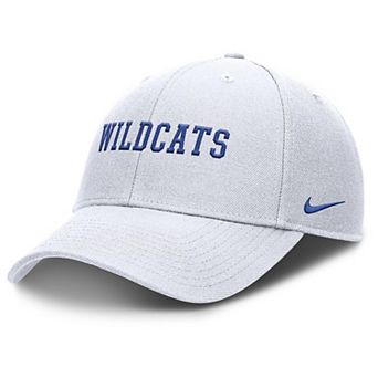 Men's Nike White Kentucky Wildcats 2025 On-Field Rise Performance Adjustable Hat