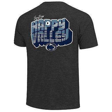 Men's Charcoal Penn State Nittany Lions Big & Tall Welcome Postcard Hyper Local Core T-Shirt