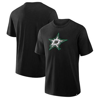 Men's Fanatics Black Dallas Stars Stadium Slub T-Shirt