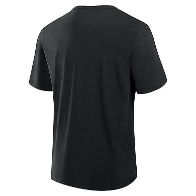 Men's Fanatics Black Dallas Stars Stadium Slub T-Shirt